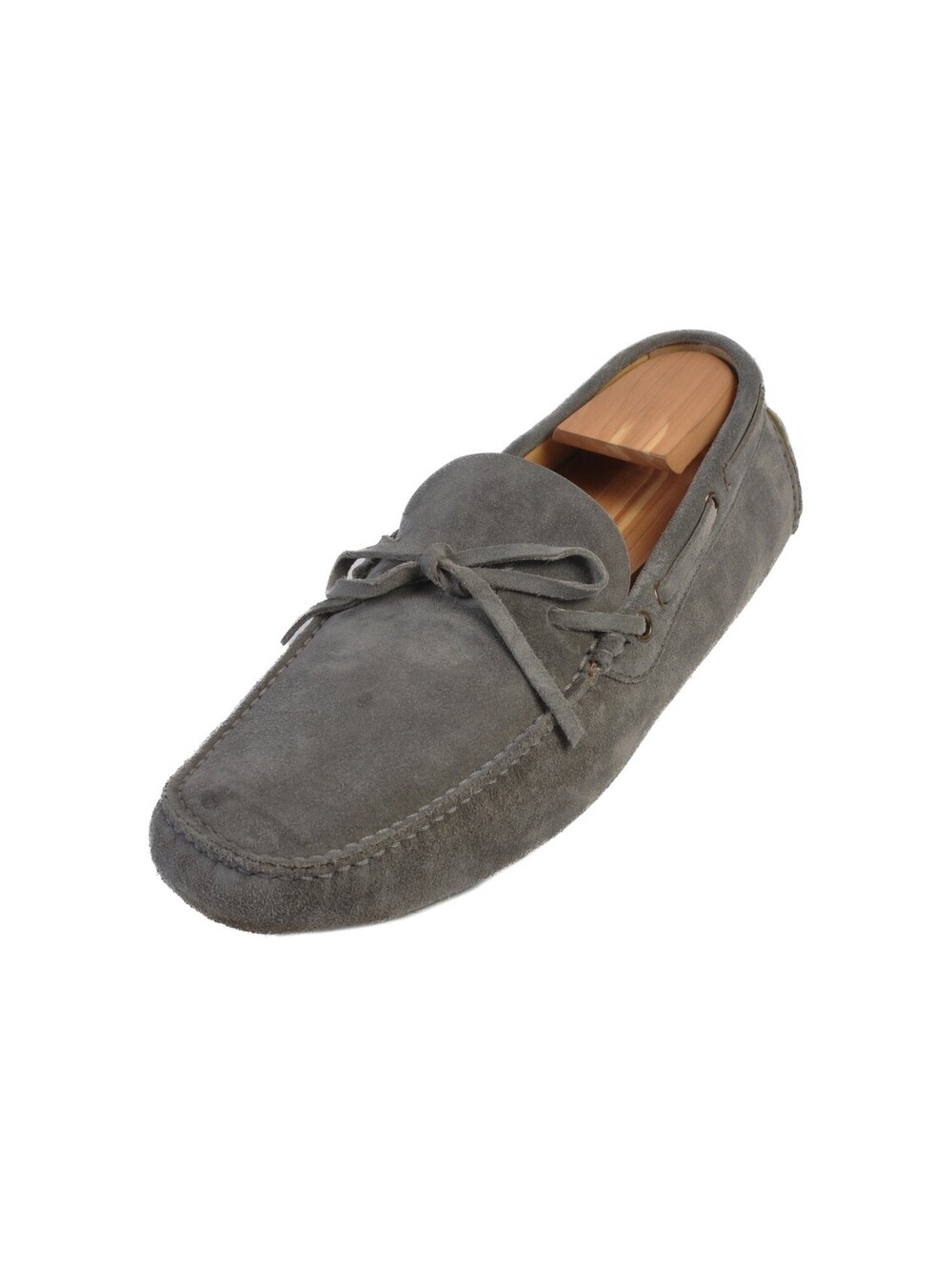 Brunello Cucinelli NIB Grey Suede Driving Shoes 11 38807